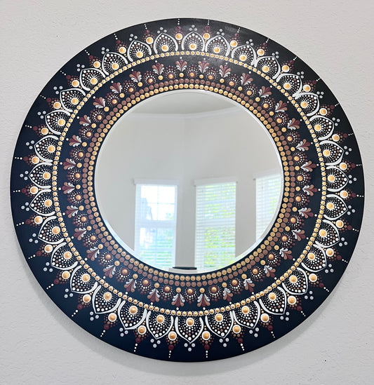 22” Mandala with Mirror