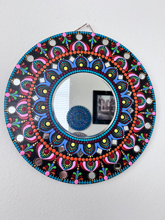 18” Mandala with Mirror